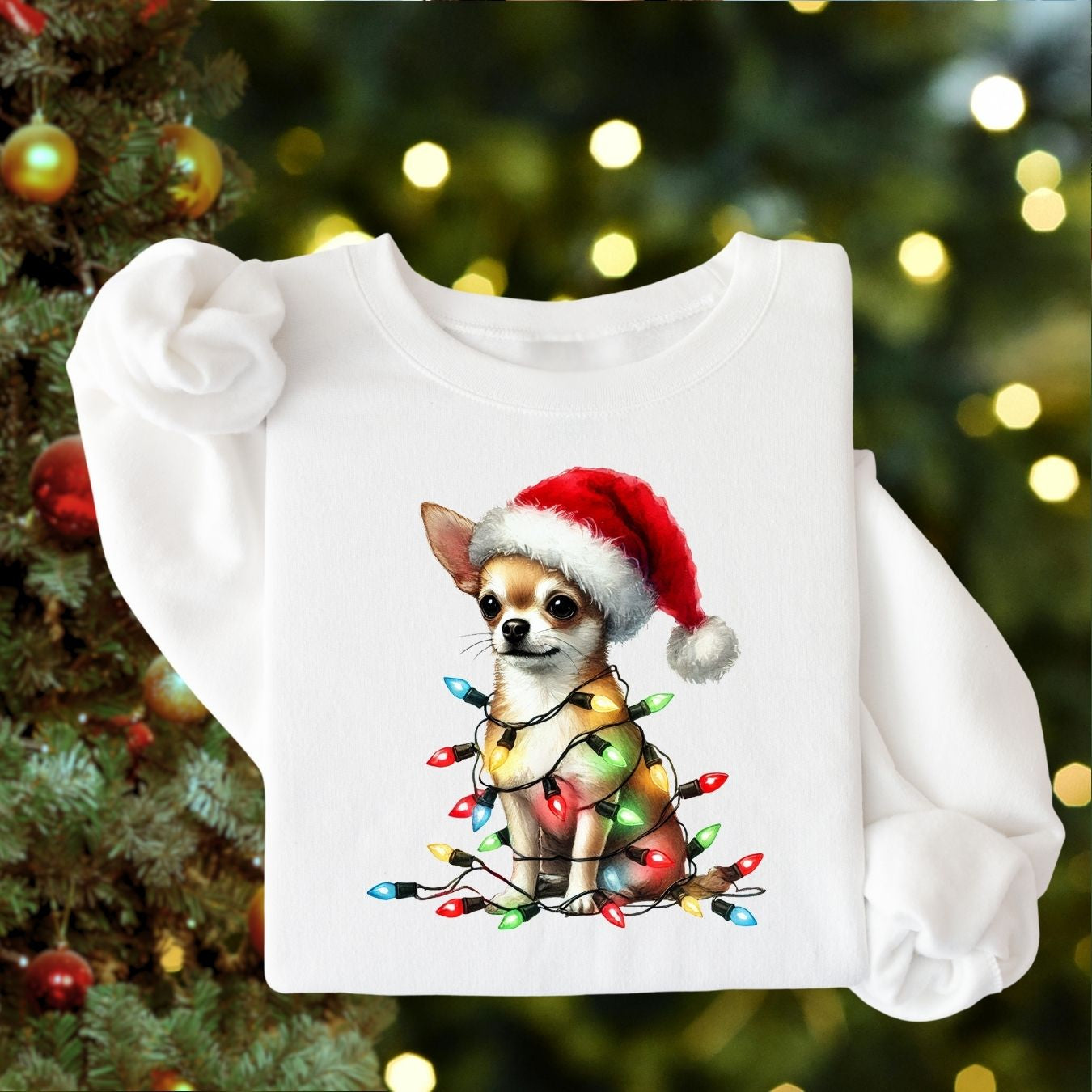 Chihuahua Xmas Dog - Unisex T-Shirt or Sweatshirt