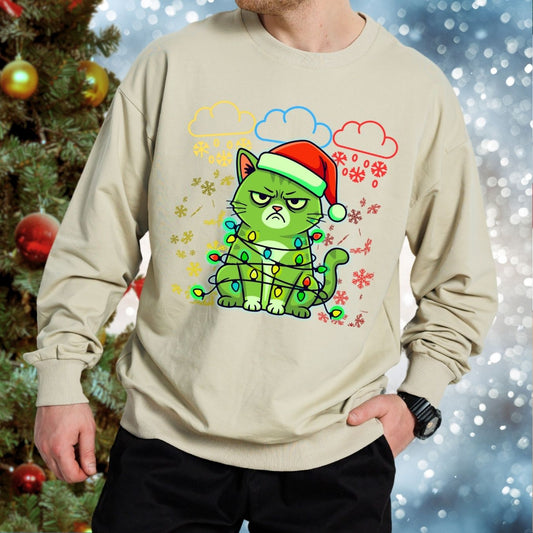 Grinch Kitty - Unisex Sweatshirt
