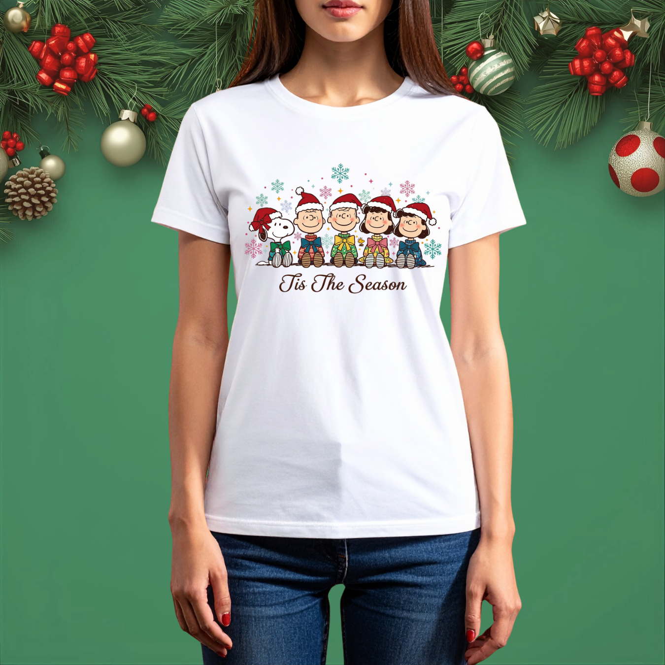 Tis The Season - Unisex Crew Neck Sweatshirt or T-Shirt