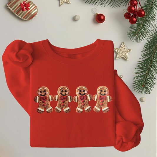 Gingerbread Men - Unisex Sweatshirt or T-Shirt