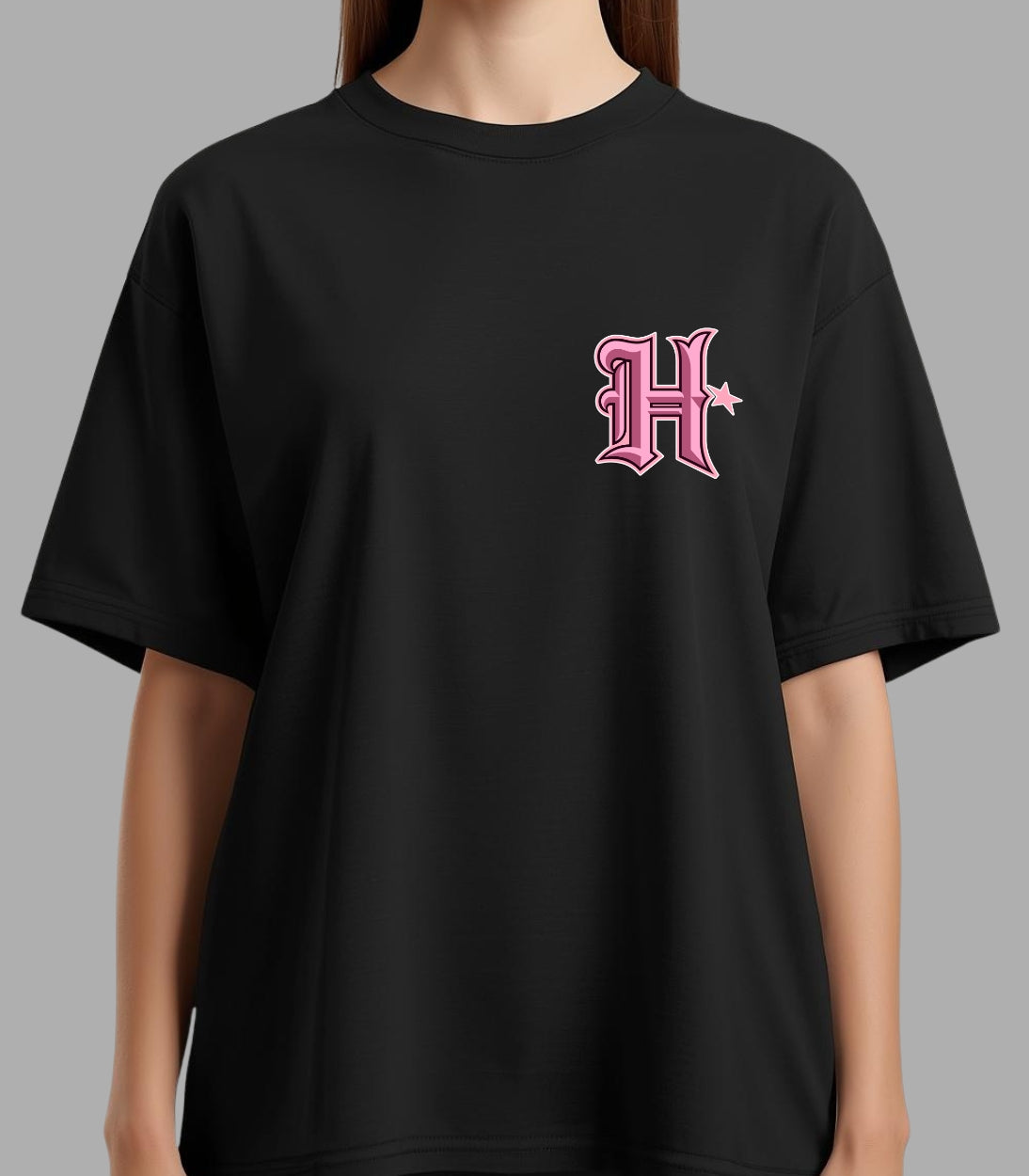 Custom Football Double Sided Pink T-Shirt - Available in Regular and Heavy Cotton