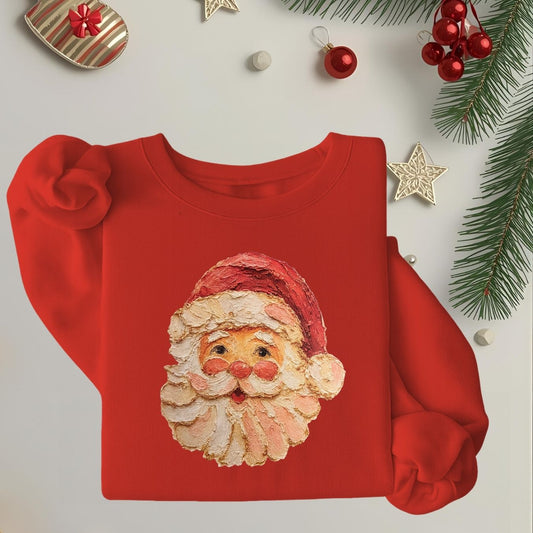 Icing Santa Face - Unisex Sweatshirt or T-Shirt