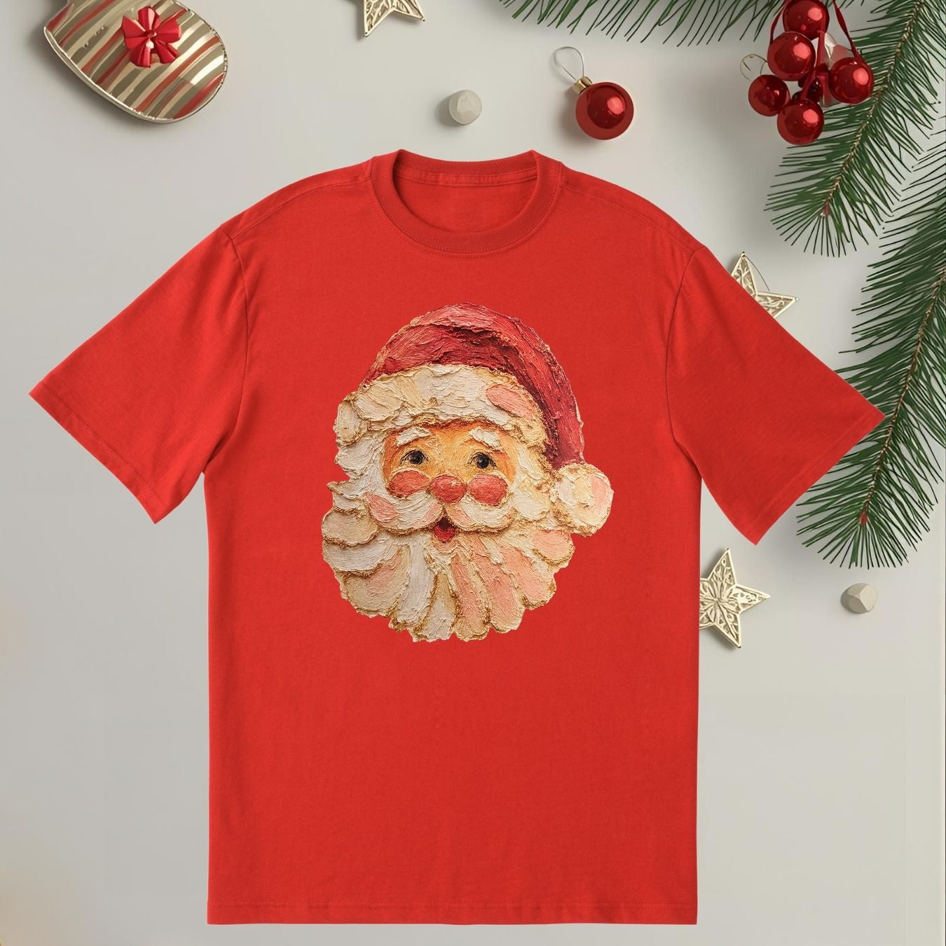 Icing Santa Face - Unisex Sweatshirt or T-Shirt