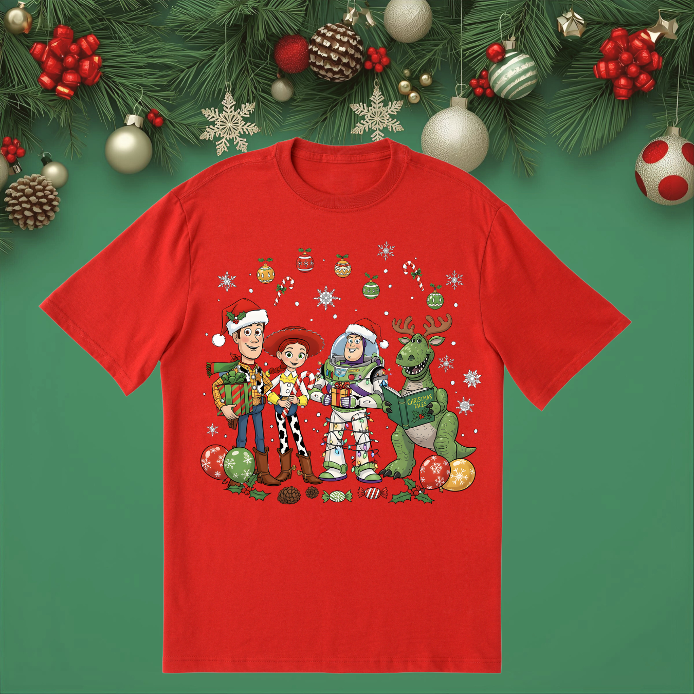 Retro Christmas Party - Unisex Crew Neck Sweatshirt or T-Shirt
