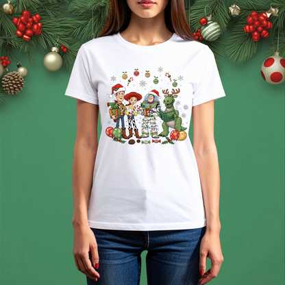 Retro Christmas Party - Unisex Crew Neck Sweatshirt or T-Shirt
