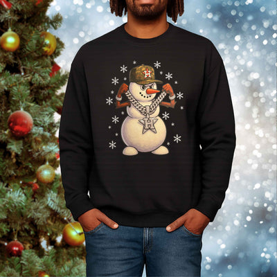 Houston Stros' Snowman - Unisex Sweatshirt