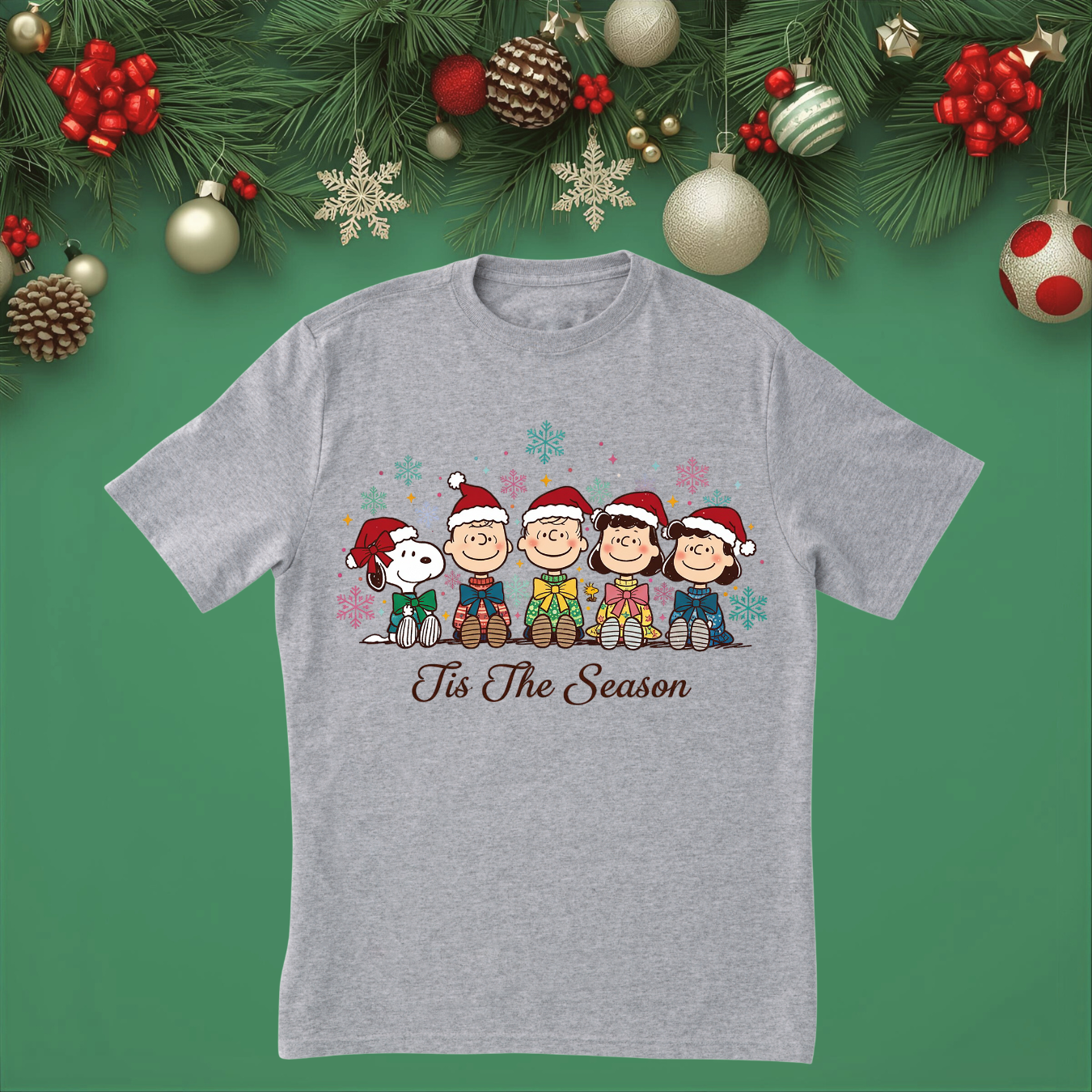 Tis The Season - Unisex Crew Neck Sweatshirt or T-Shirt