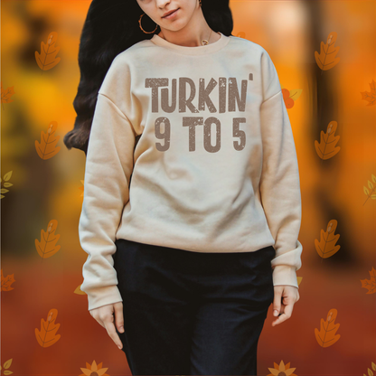 Funny Thanksgiving Food Quotes - Unisex Crew Neck Sweatshirt