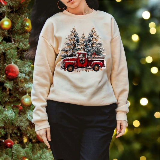 Classic Xmas Truck - Unisex Sweatshirt