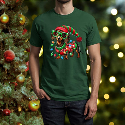 Weenie Dog Xmas - Unisex T-Shirt or Sweatshirt